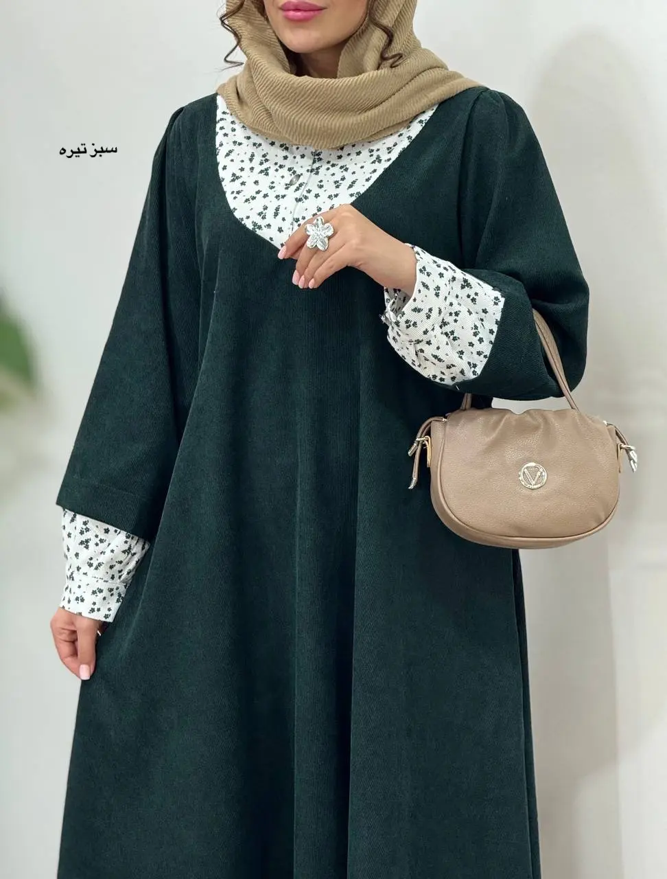 پیراهن مانتویی پاییزه نورین 5